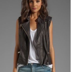 Lucky brand leather vest